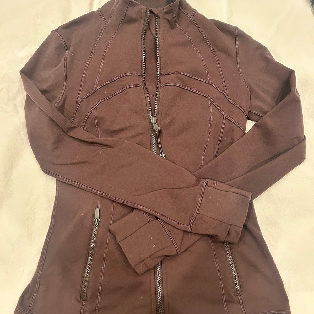 lululemon athletica Brown Full-Zip Lightweight Jacket